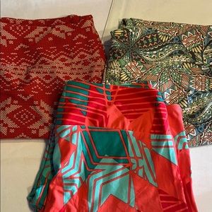 TC Lularoe 3-pack leggings